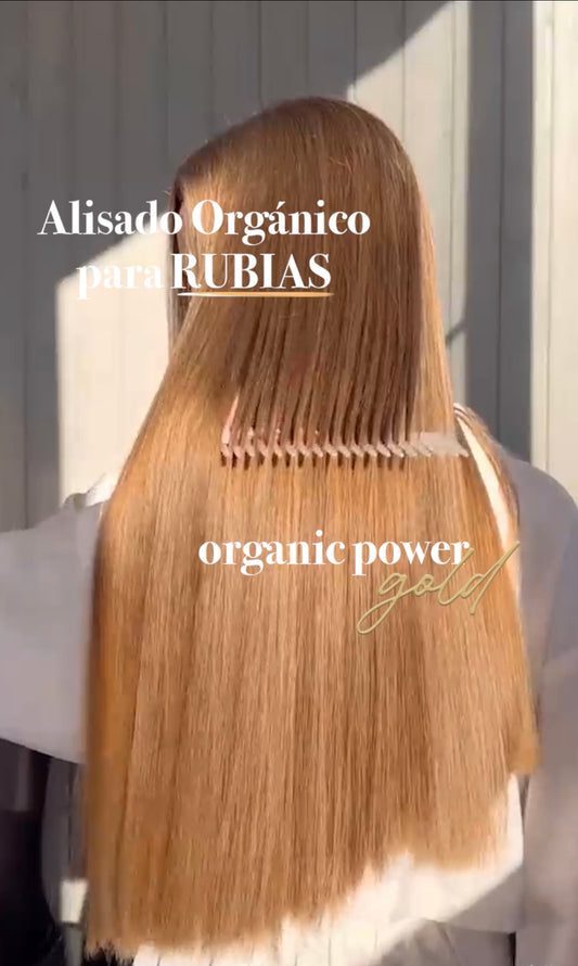 Organic Power Gold - El aliado perfecto para cabellos procesados y decolorados