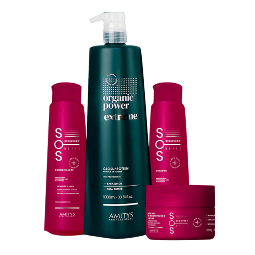 KIT ORGANIC POWER EXTREME + SOS RECOVERY HOME CARE LINE COMPLETA